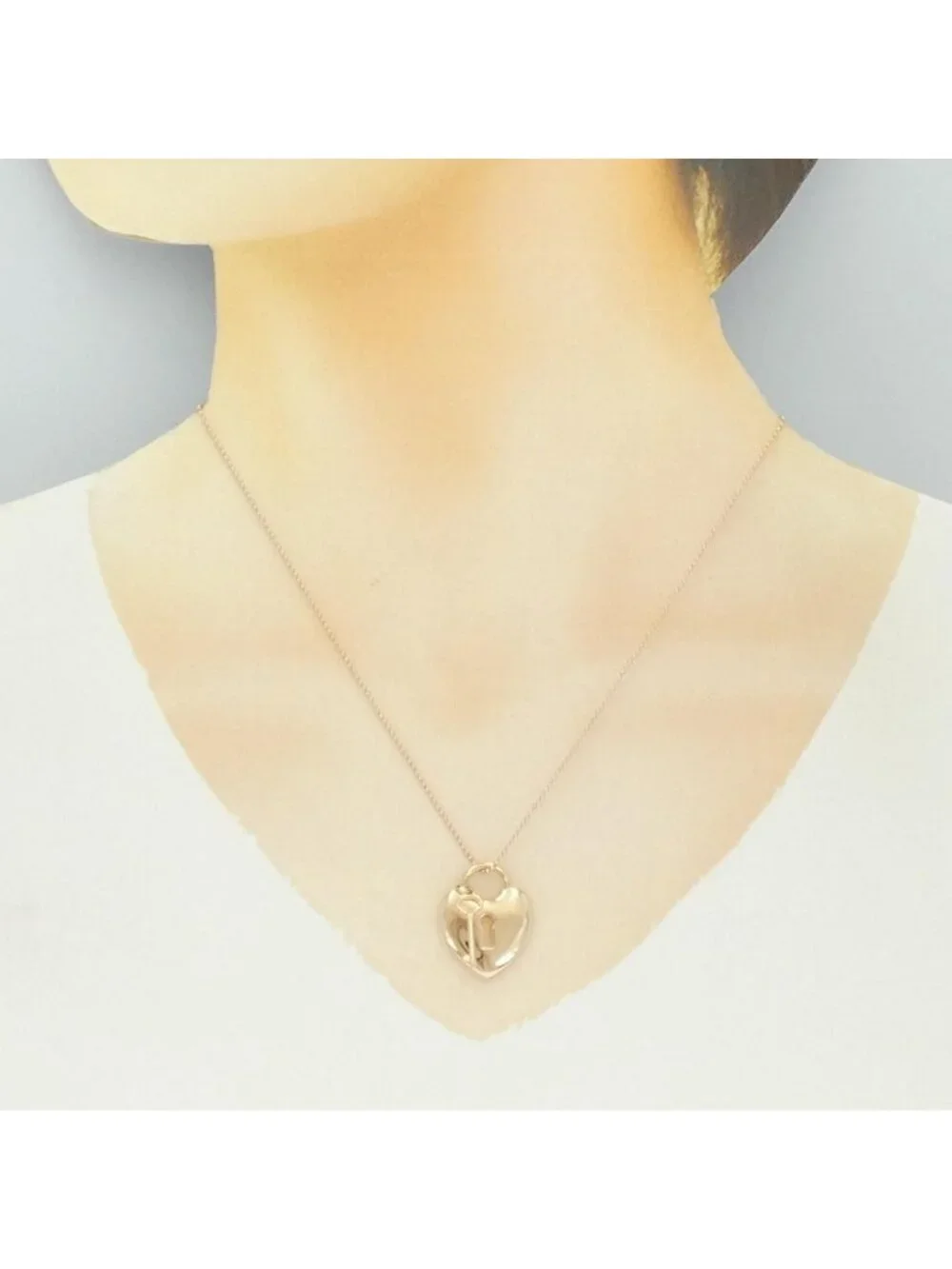Tiffany & Co Heart Lock Necklace